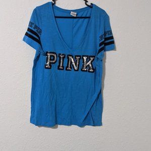 Pink Large Blue Tshirt